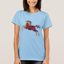 Camiseta Artsy Colorful Horse T-Shirt