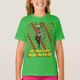 Camiseta Artsy Pizza Robot Cute T-Shirt