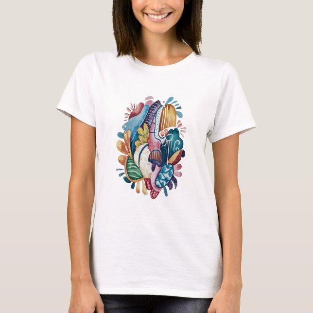 Camiseta artsy sticker (Anverso)
