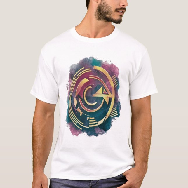 Camiseta artsy sticker (Anverso)