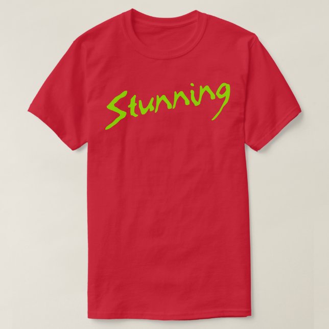 Camiseta Artsy Stunning Fashion Text (Diseño del anverso)
