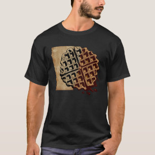 Camiseta Artsy Waffle Food Hobby Chef Gourmet