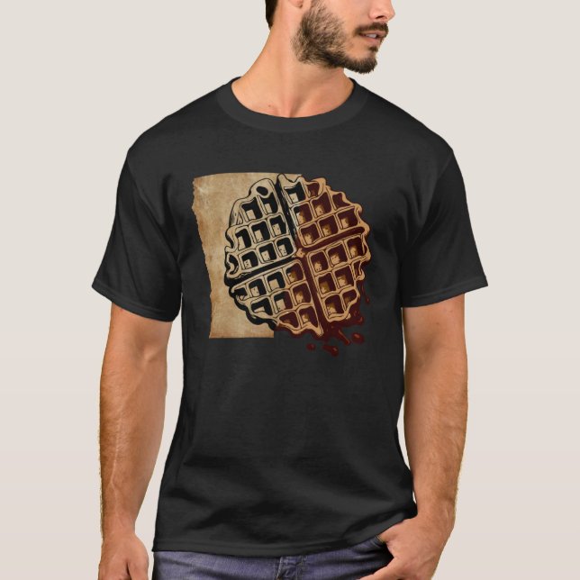 Camiseta Artsy Waffle Food Hobby Chef Gourmet (Anverso)
