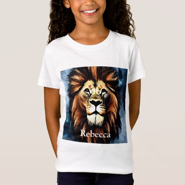 Camiseta Artsy Wild African Lion (Anverso)