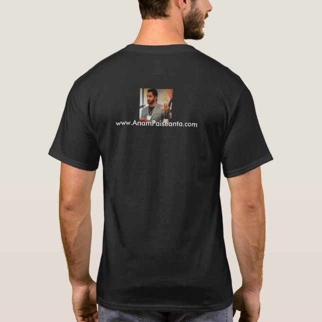 Camiseta Arturo a partir de tres amigos libera el libro de (Reverso)