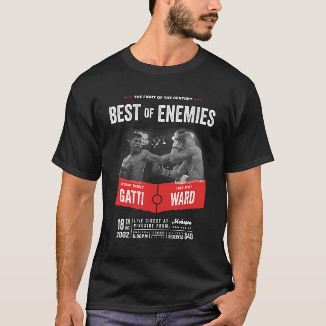 Camiseta Arturo Gatti vs Micky Ward Boxing Shirx Classic T- (Anverso)