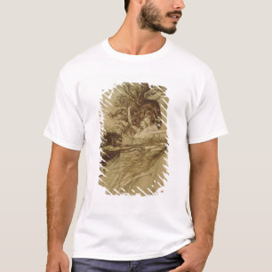 Camiseta Arturo Rackham el   el Rhinemaidens que toma el