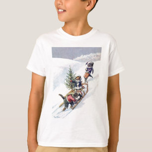 Camiseta Arturo Thiele - los gatos traen a casa un árbol d