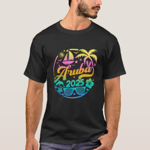 Camiseta Aruba 2025 Family Vacation Beach Matching Group Sh
