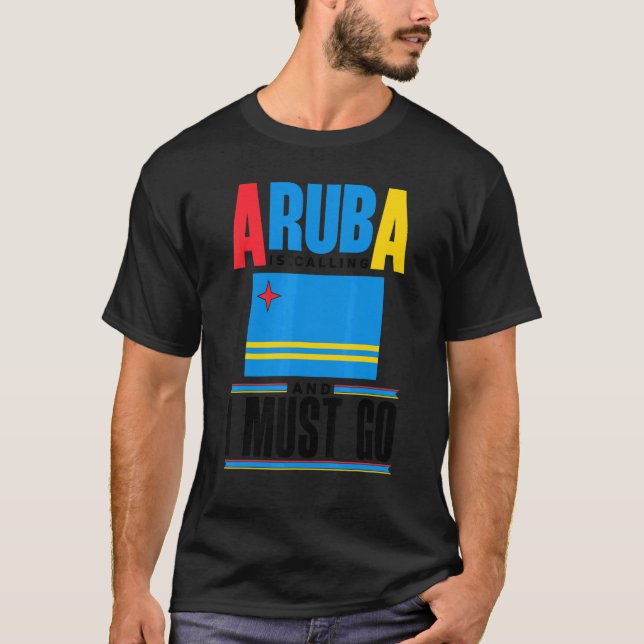 Camiseta Aruba Aruba Aruba Bandera Aruba Llama Aruba Y Yo M (Anverso)