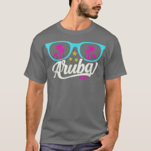 Camiseta Aruba Beach 2022 Gafas de sol Familia Vacaciones A
