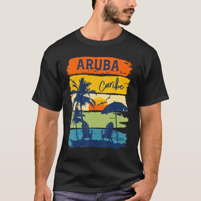 Camiseta Aruba Caribe 2022 Vacation Couples Family Group (Anverso)