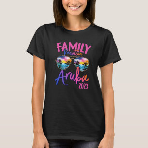 Camiseta Aruba Caribe 2023 Vacaciones familiares temáticas 
