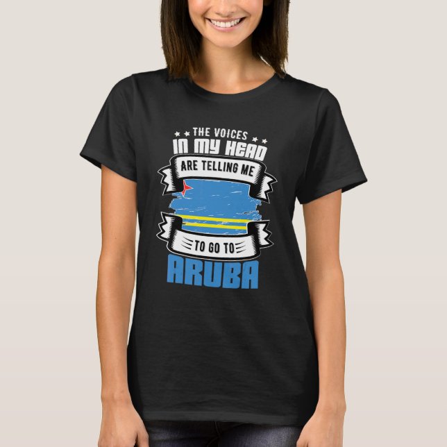 Camiseta Aruba En Mi Cabeza (Anverso)