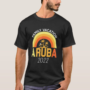 Camiseta Aruba Family Vacation 2022 Parking Familiar Parkin