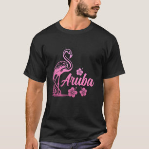 Camiseta Aruba Flamingo Happy Island Caribbean Souvenir Pri