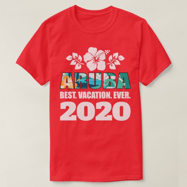 Camiseta Aruba Mejor Regalo de Souvenir de Vacaciones de la (Diseño del anverso)