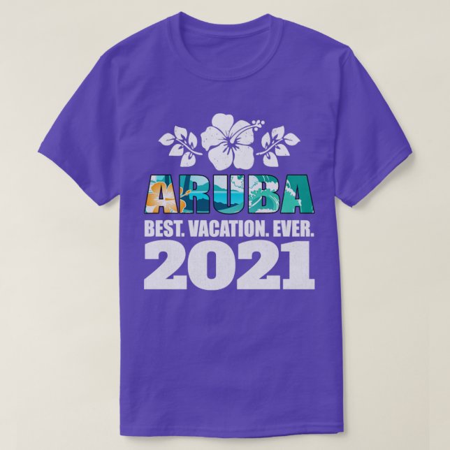 Camiseta Aruba Mejor Regalo de Souvenir de Vacaciones de la (Diseño del anverso)