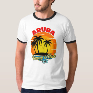 Camiseta Aruba Modo Vacay En Viajes De Grupo Familiar  