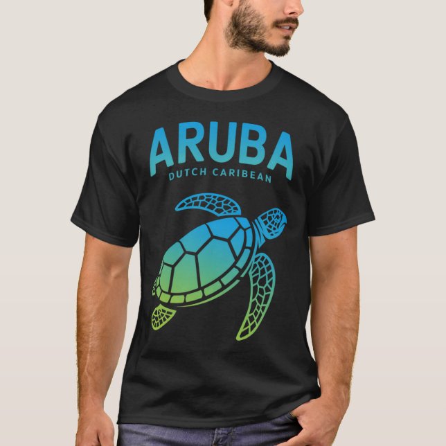 Camiseta  Aruba Sea Turtle Cruise Vacation  (Anverso)