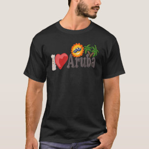 Camiseta Aruba souvenir para hombres mujeres 1