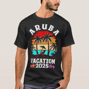 Camiseta Aruba Trip 2025 Cálido Primo Amigos Playa de Veran