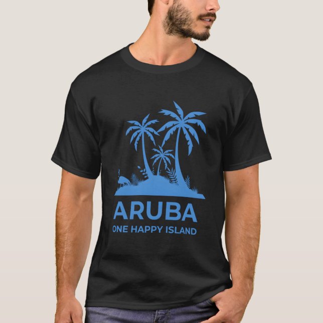 Camiseta Aruba Una Isla Feliz (Anverso)