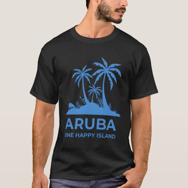 Camiseta Aruba Una Isla Feliz (Anverso)