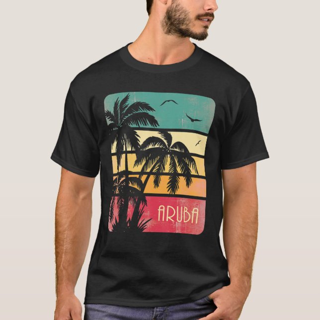 Camiseta Aruba Vintage Summer T Shirt (Anverso)