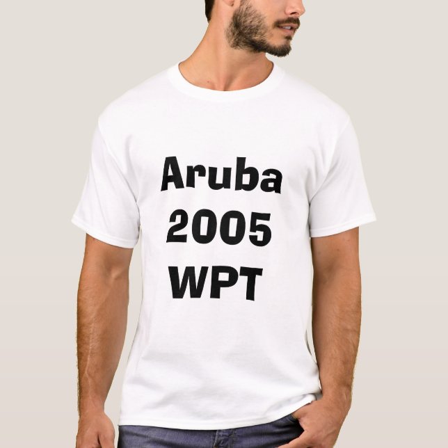 Camiseta Aruba wpt 2005 (Anverso)