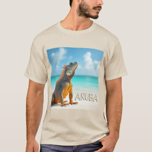 Camiseta Aruba y Curacao lagartos increíbles