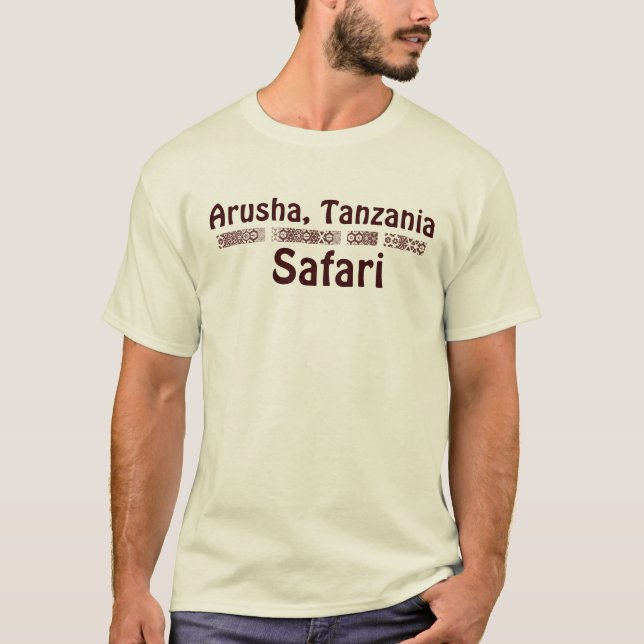 Camiseta Arusha, Tanzania - BWR (Anverso)