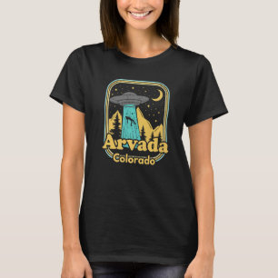 Camiseta Arvada Colorado Ufo Alien Hunter Orgullo Estatal d