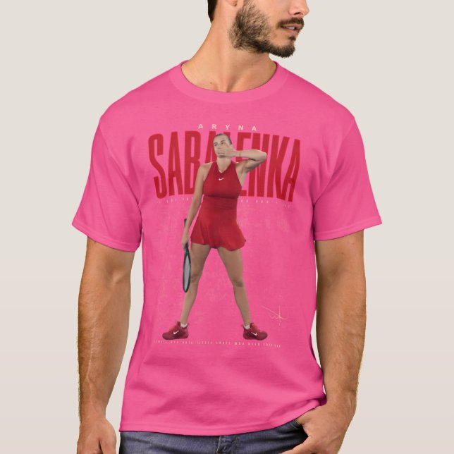 Camiseta Aryna Sabalenka. (Anverso)
