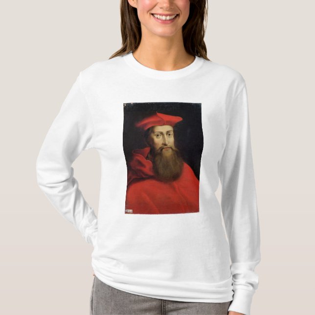 Camiseta Arzobispo cardinal de Reginald poste de Cantorbery (Anverso)