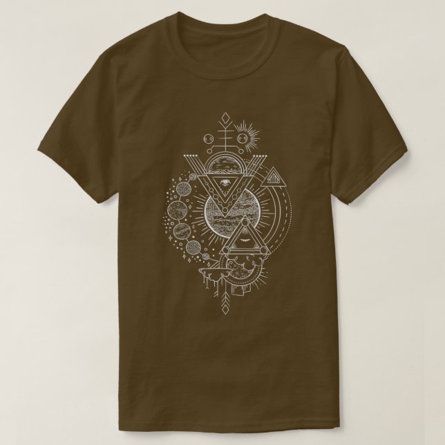 Camiseta As Above So Below Alchemy Blackcraft (Diseño del anverso)