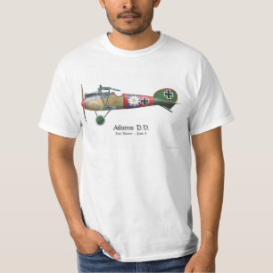 Camiseta As alemán del avión de combate de Albatros D.V.