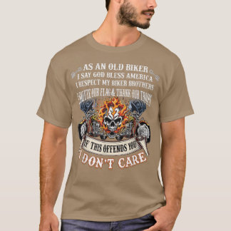 Camiseta As An Old Biker - I Respect My Biker Brothers 