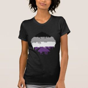 Camiseta As asexual de Paintdrip