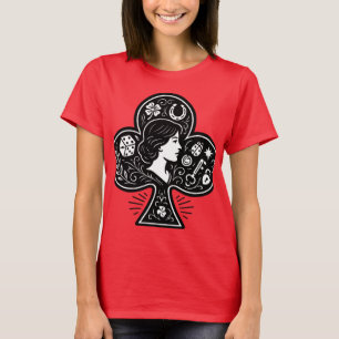 Camiseta As de Clubs — Lady Luck Cameo