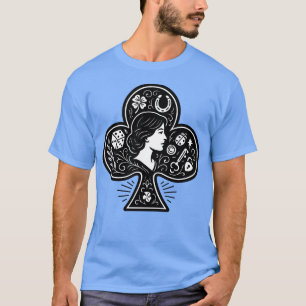 Camiseta As de Clubs — Lady Luck Cameo