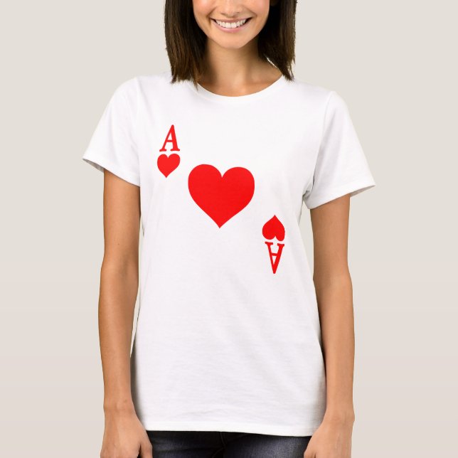 Camiseta As de corazones (Anverso)