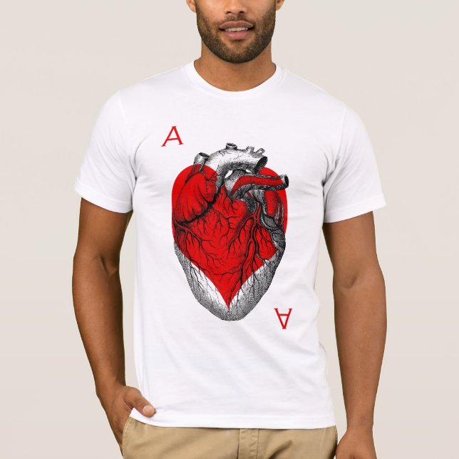 Camiseta As de corazones (Anverso)