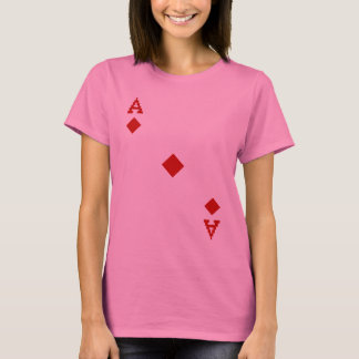 Camiseta As de Diamantes Pixelados