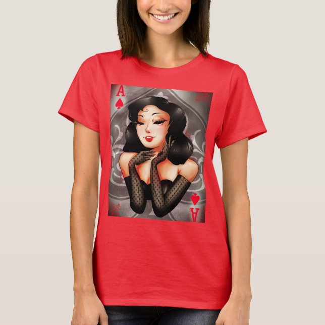 Camiseta As de espadas (Anverso)