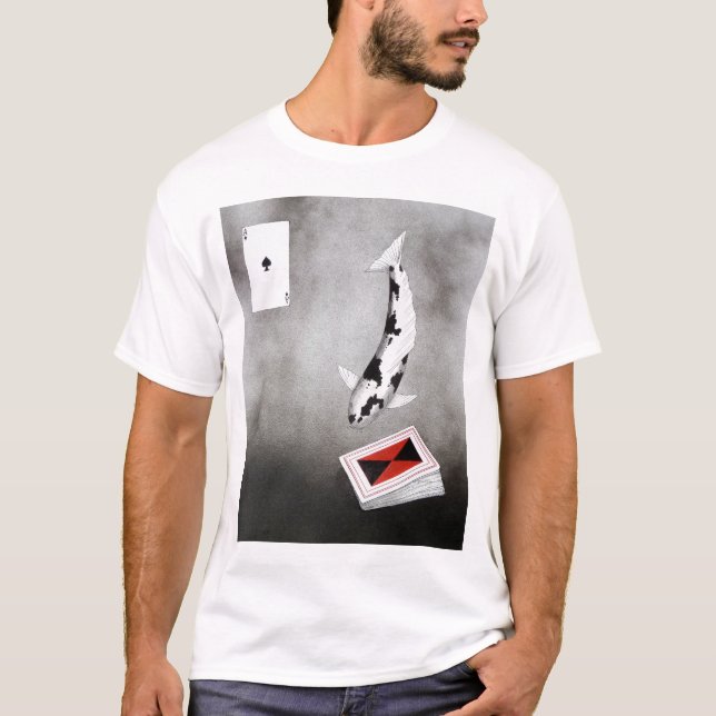 Camiseta As de espadas de Koi japonés (Anverso)