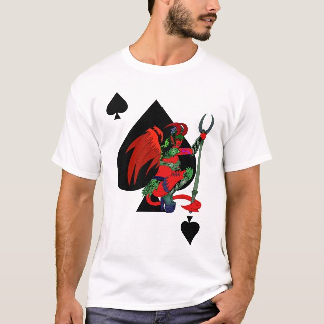 Camiseta As de espadas: Edición diabólica (Anverso)