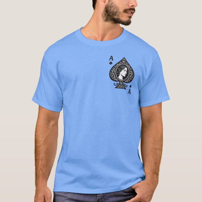 Camiseta As de espadas — Emblema de Lady Cameo Filigree (Anverso)