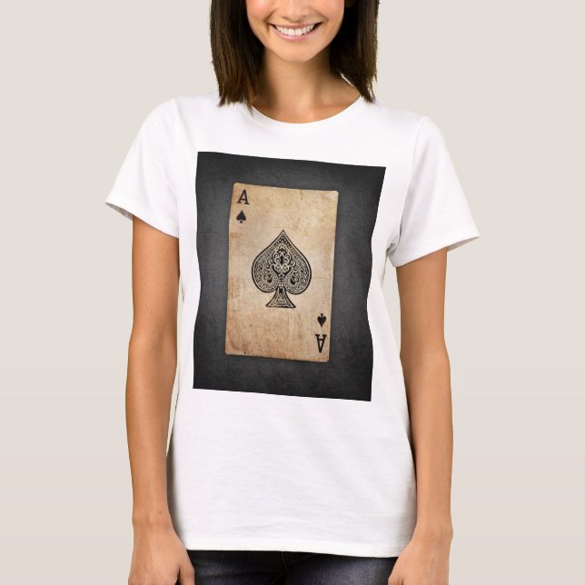 Camiseta As de espadas lanzar almohada (Anverso)