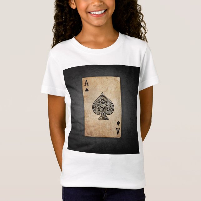 Camiseta As de espadas lanzar almohada (Anverso)